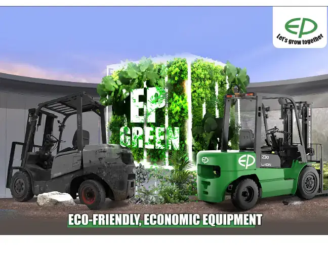 EP Green lithium-ion forklift - Fazlerasheed partnership in Pakistan